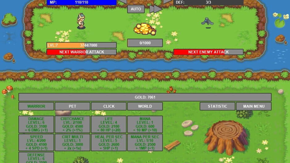 Скриншот 2 из Idle Warrior