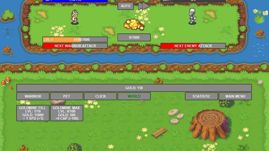 Скриншот 1 из Idle Warrior