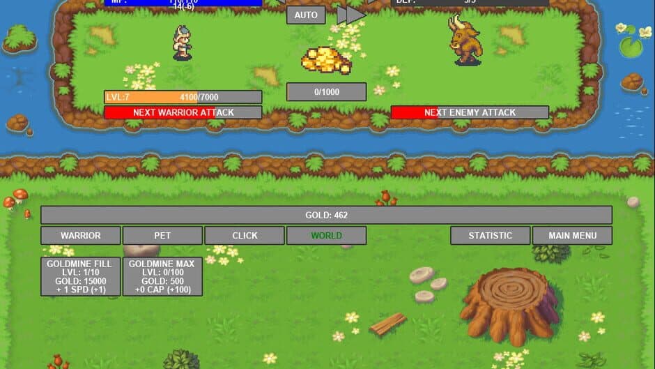 Скриншот 3 из Idle Warrior