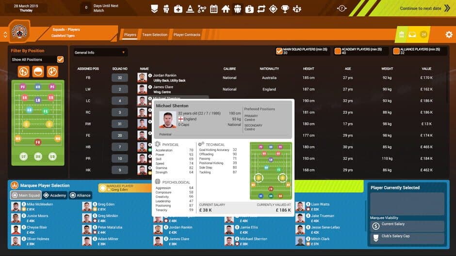 Скриншот 3 из Rugby League Team Manager 3
