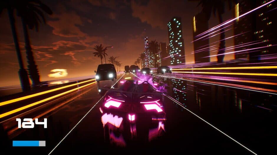 Скриншот 3 из Rhythmic Retro Racer