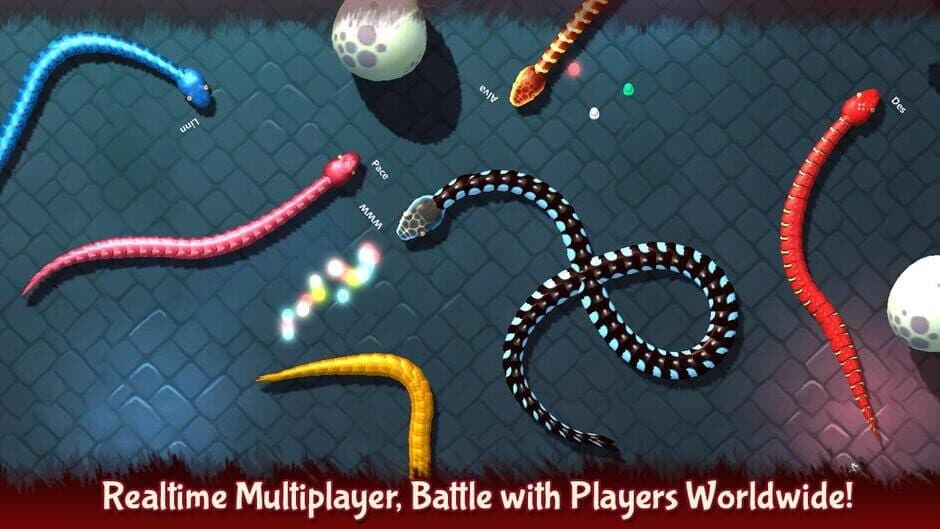 Скриншот 1 из 3D Snake . io