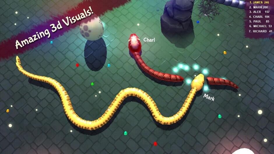 Скриншот 3 из 3D Snake . io