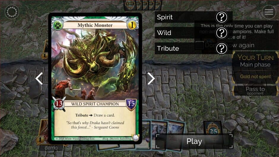 Скриншот 1 из Epic Card Game