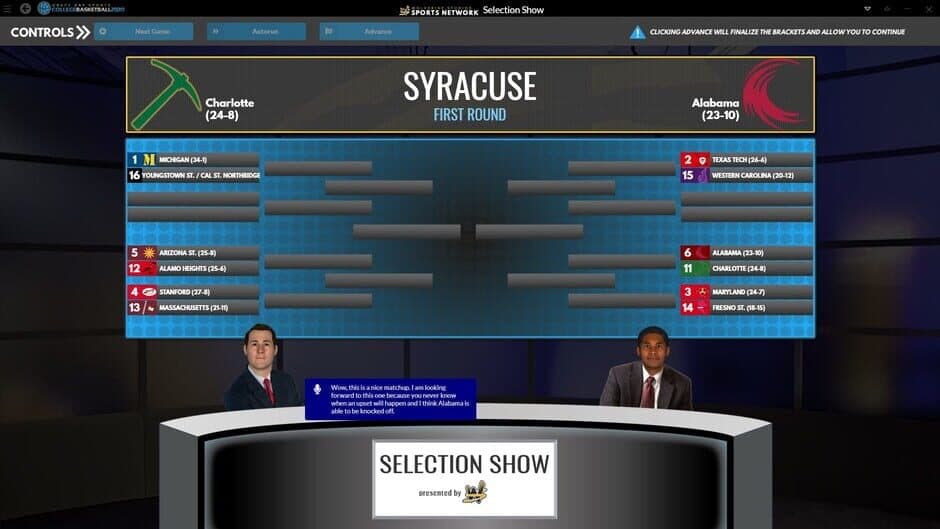 Скриншот 1 из Draft Day Sports: College Basketball 2020