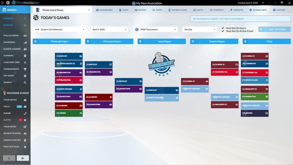 Скриншот 4 из Draft Day Sports: College Basketball 2020