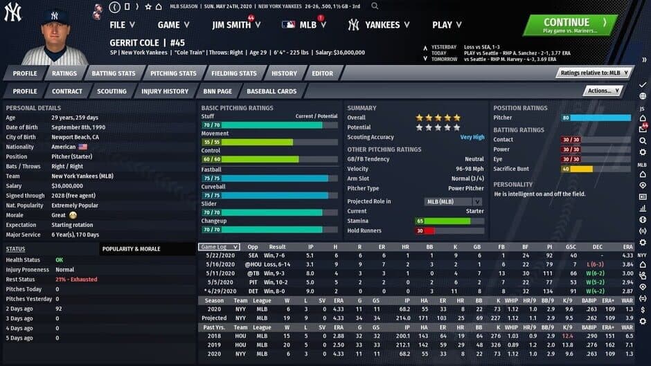 Скриншот 4 из Out of the Park Baseball 21