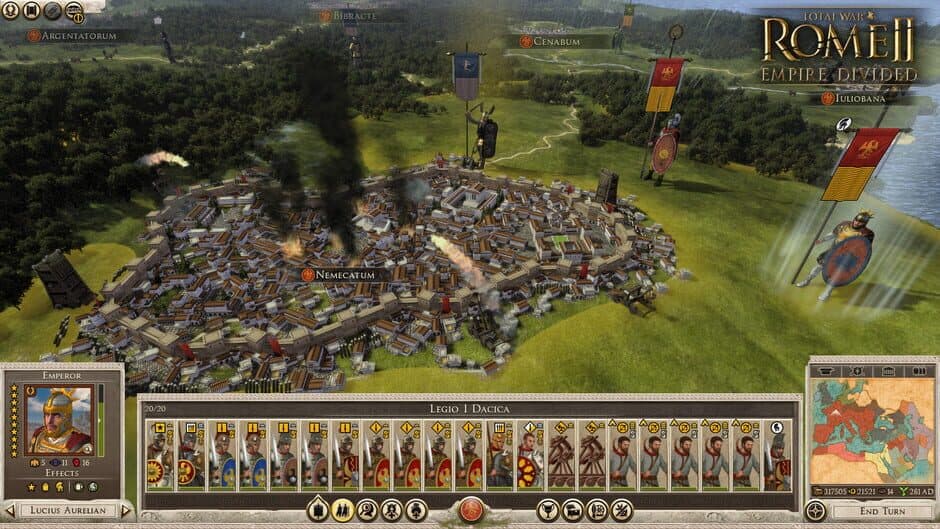 Скриншот 1 из Total War: Rome II - Empire Divided