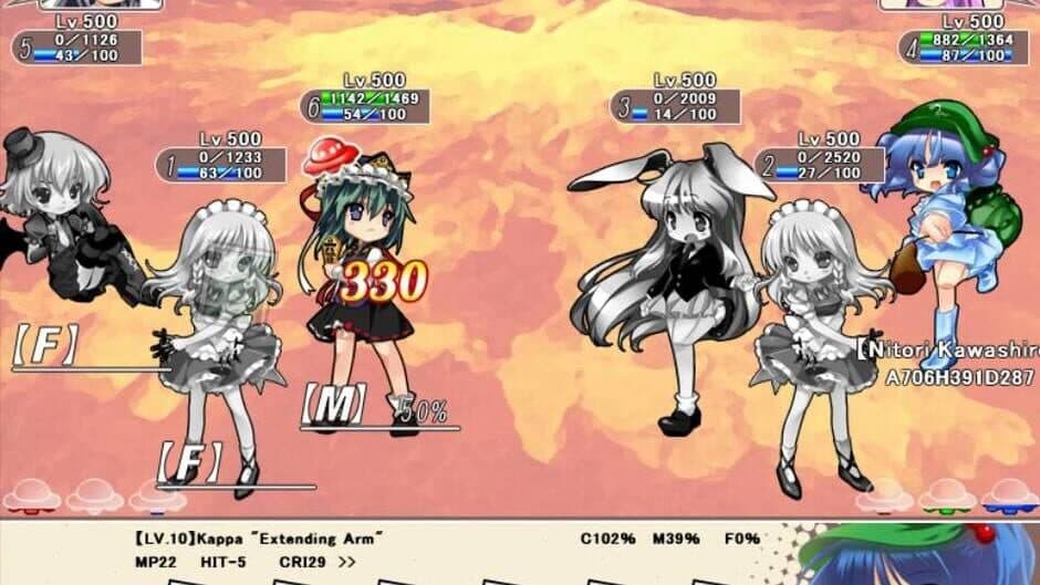 Скриншот 1 из Touhou Pocket Wars Evolution Plus