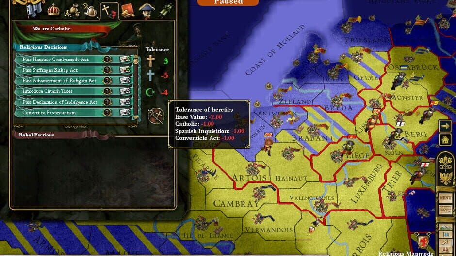 Скриншот 1 из Europa Universalis III: In Nomine