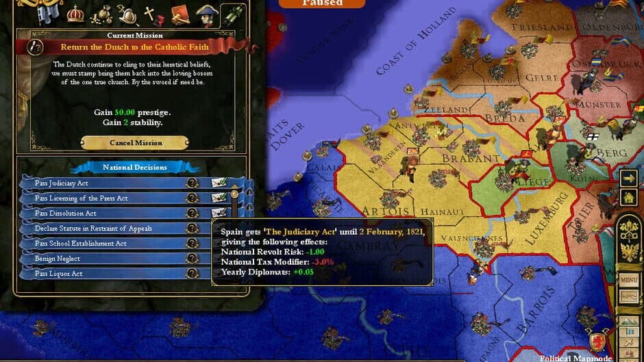 Скриншот 4 из Europa Universalis III: In Nomine