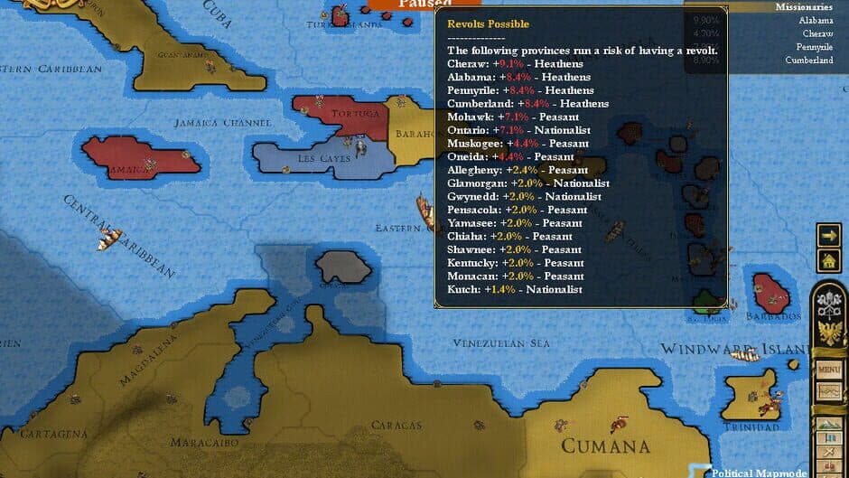 Скриншот 5 из Europa Universalis III: In Nomine