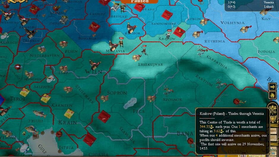 Скриншот 7 из Europa Universalis III: Napoleon's Ambition