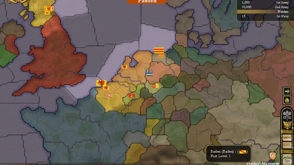 Скриншот 5 из Europa Universalis III: Napoleon's Ambition