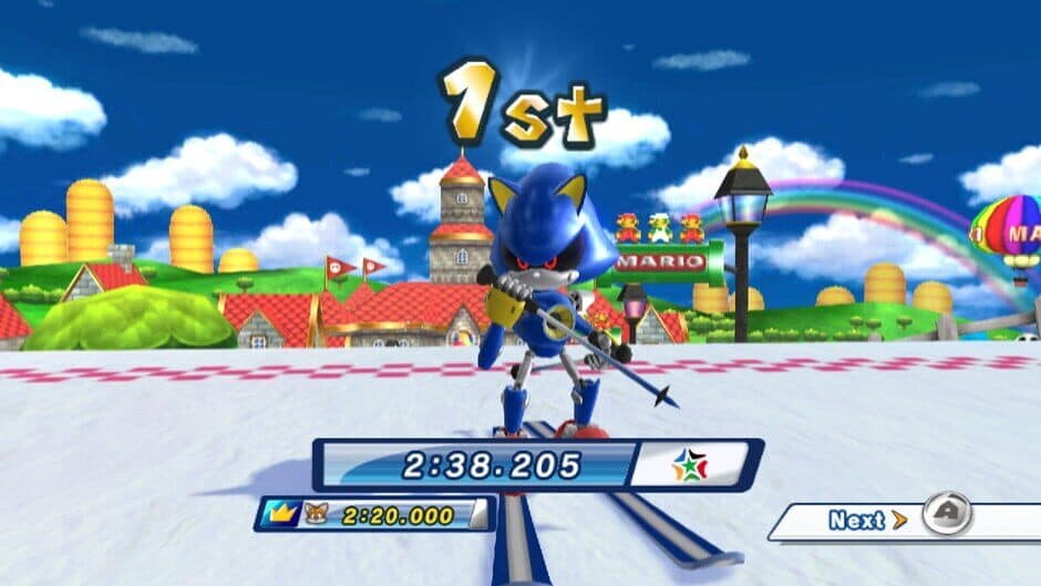 Скриншот 6 из Mario & Sonic at the Olympic Winter Games