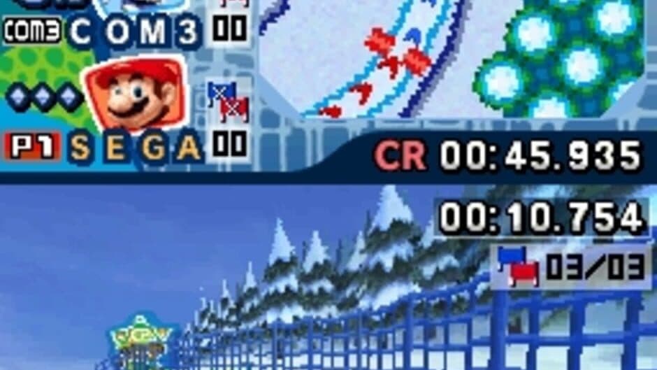 Скриншот 1 из Mario & Sonic at the Olympic Winter Games