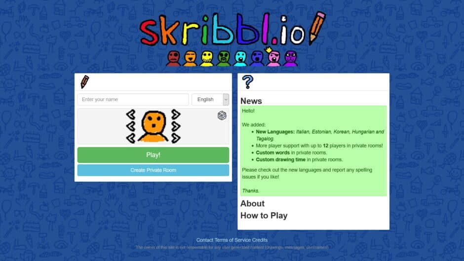 Скриншот 1 из Skribbl.io