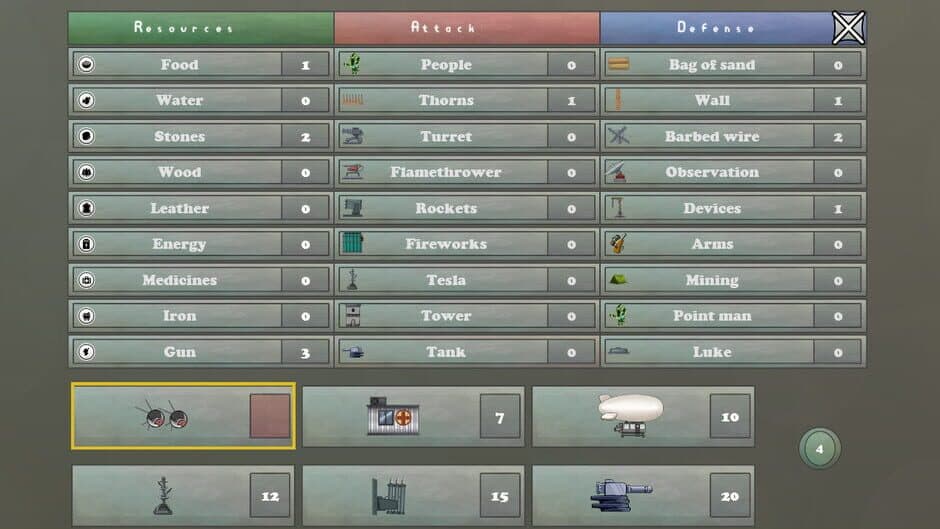 Скриншот 1 из Zombie Defense Shelter