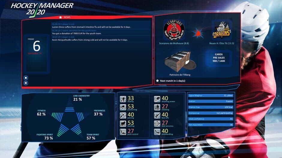Скриншот 9 из Hockey Manager 20|20
