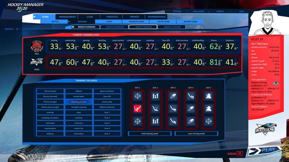 Скриншот 7 из Hockey Manager 20|20