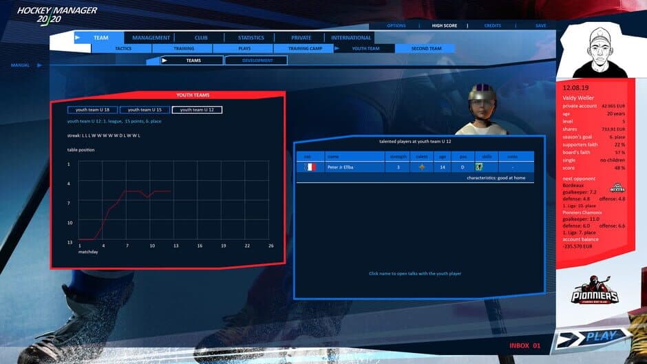 Скриншот 8 из Hockey Manager 20|20