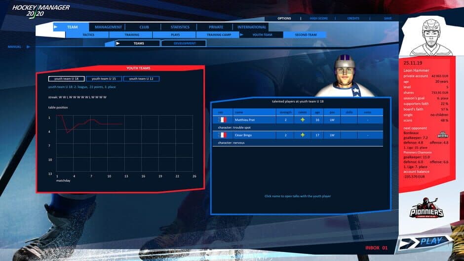 Скриншот 5 из Hockey Manager 20|20