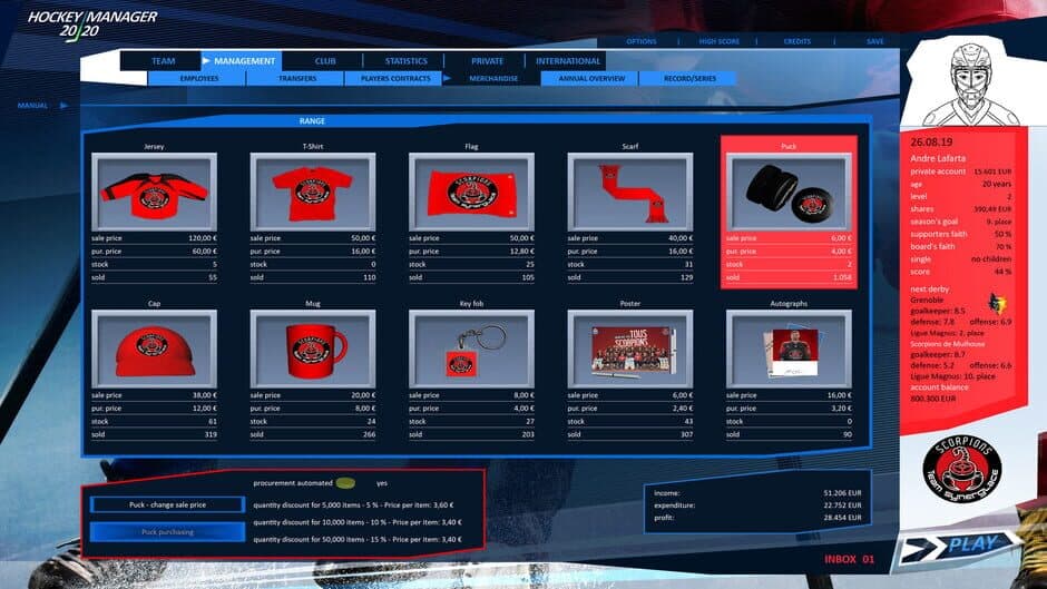 Скриншот 11 из Hockey Manager 20|20