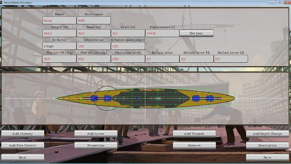 Скриншот 1 из Naval Battles Simulator
