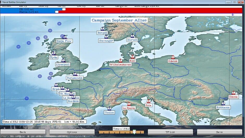 Скриншот 2 из Naval Battles Simulator