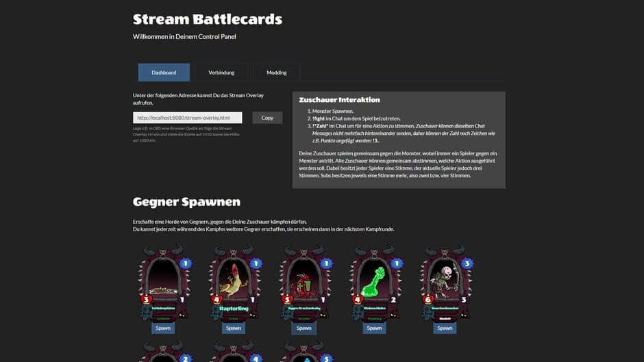 Скриншот 1 из Stream Battlecards