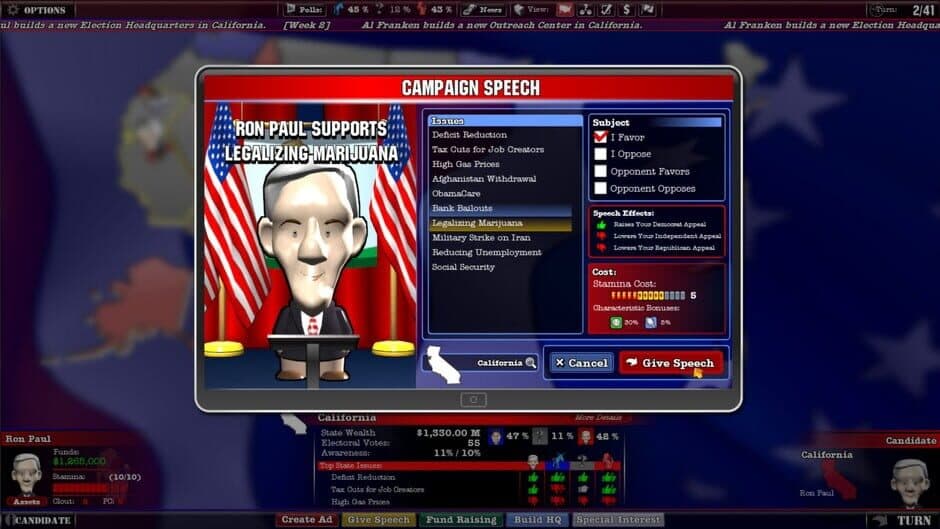 Скриншот 2 из The Political Machine 2012