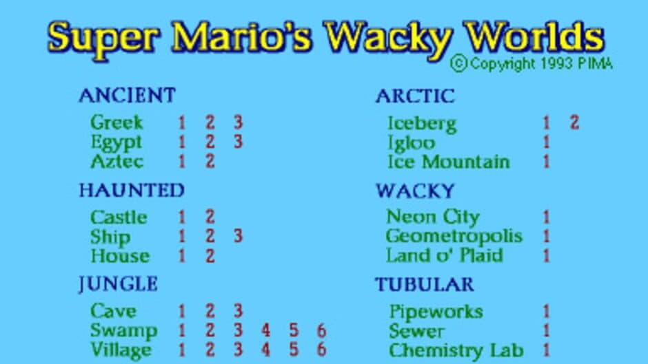 Скриншот 7 из Super Mario's Wacky Worlds