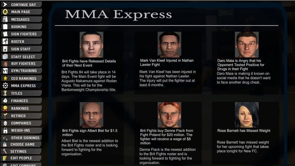 Скриншот 1 из MMA President