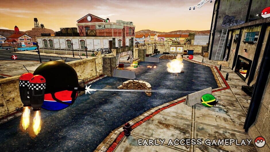 Скриншот 3 из Countryballs: Modern Ballfare