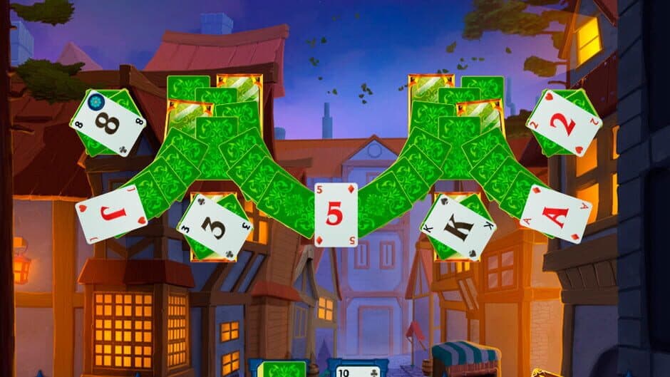 Скриншот 1 из Fairytale Solitaire: Witch Charms