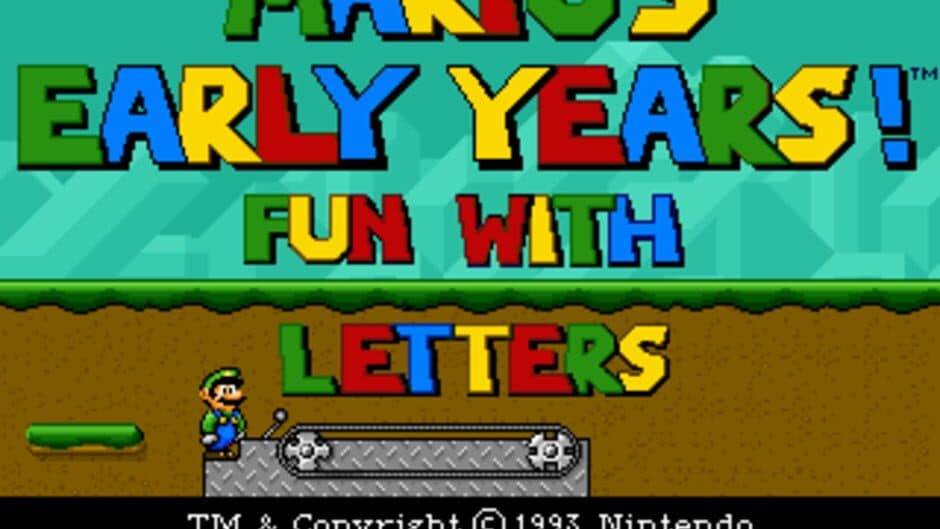 Скриншот 2 из Mario's Early Years! Fun with Letters