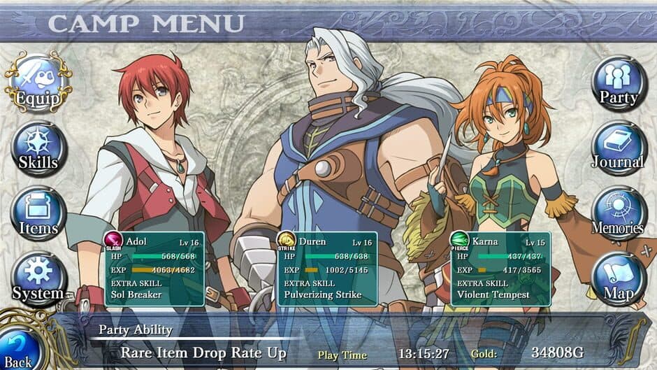 Скриншот 11 из Ys: Memories of Celceta