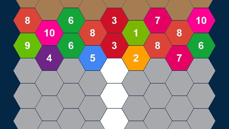 Скриншот 3 из Hexa Attack Puzzle: Shoot n Merge Numbers