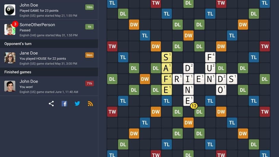 Скриншот 1 из Wordfeud