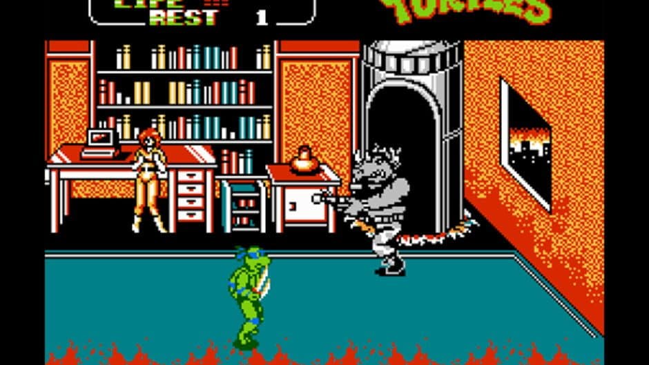 Скриншот 1 из Teenage Mutant Ninja Turtles II: The Arcade Game