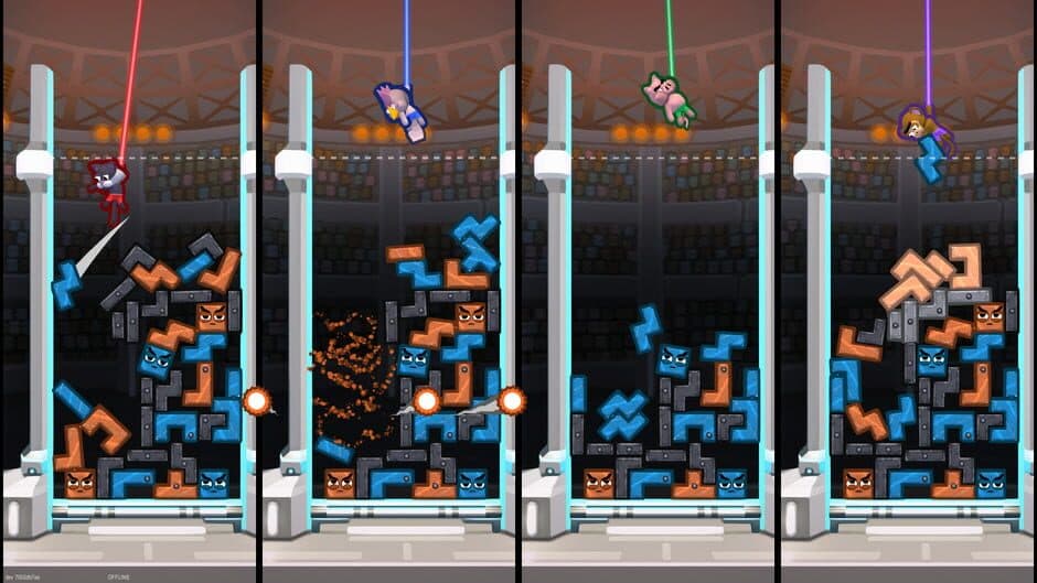 Скриншот 8 из TopplePop: Bungee Blockbusters