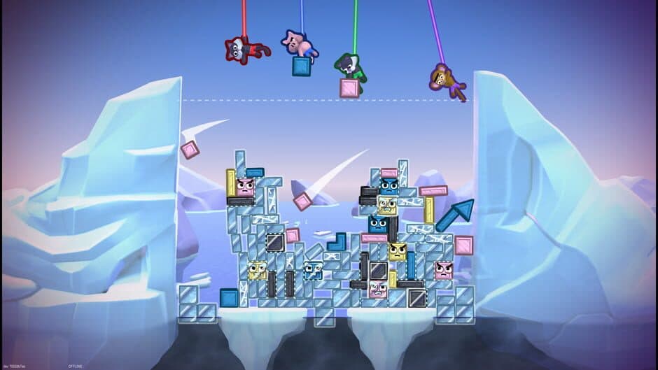 Скриншот 6 из TopplePop: Bungee Blockbusters