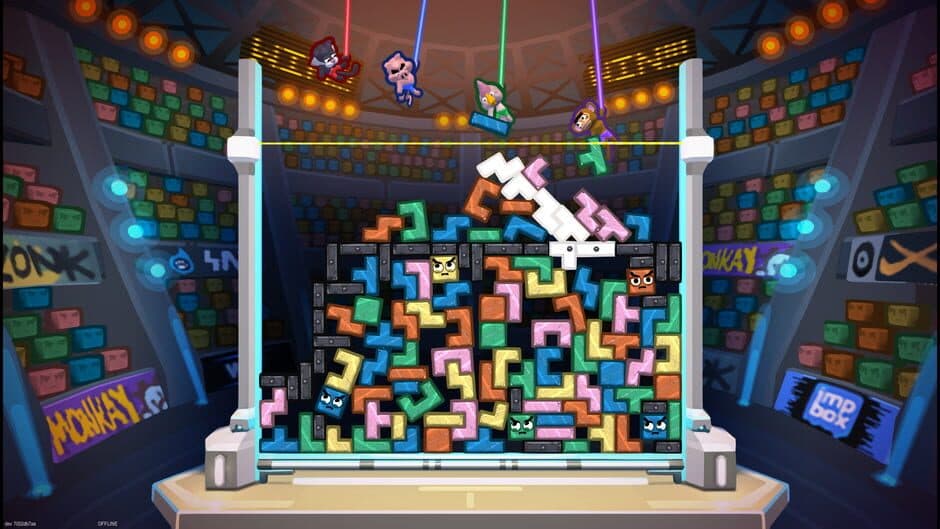 Скриншот 1 из TopplePop: Bungee Blockbusters