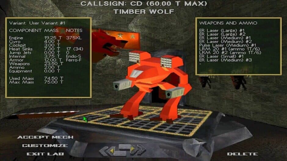 Скриншот 2 из MechWarrior 2: 31st Century Combat