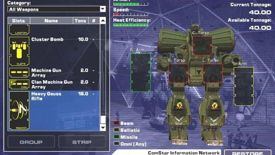 Скриншот 2 из MechWarrior 4: Inner Sphere 'Mech Pak