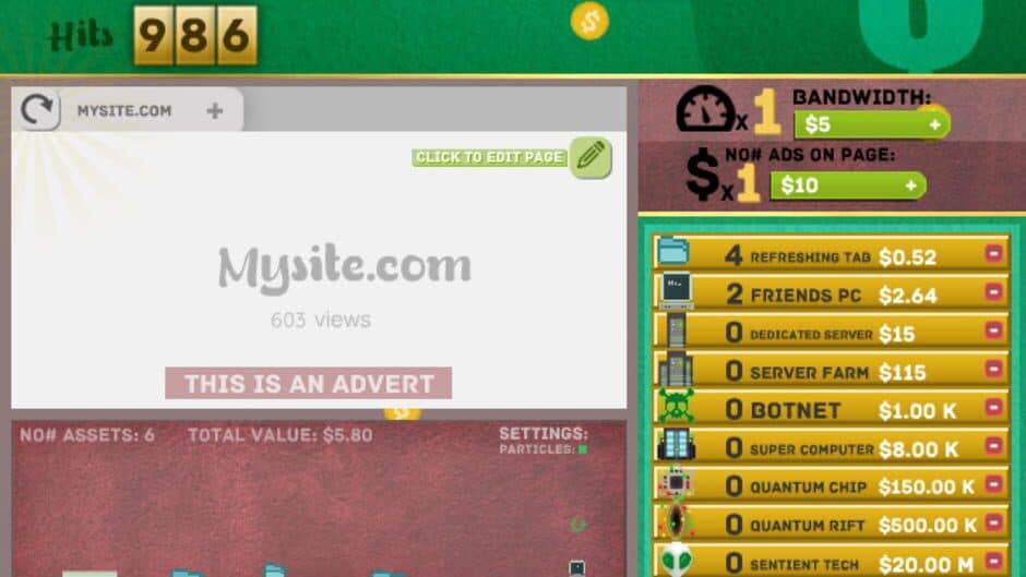 Скриншот 1 из Idle Web Tycoon