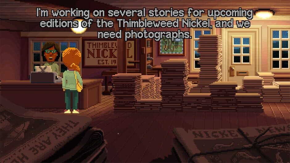Скриншот 1 из Delores: A Thimbleweed Park Mini-Adventure