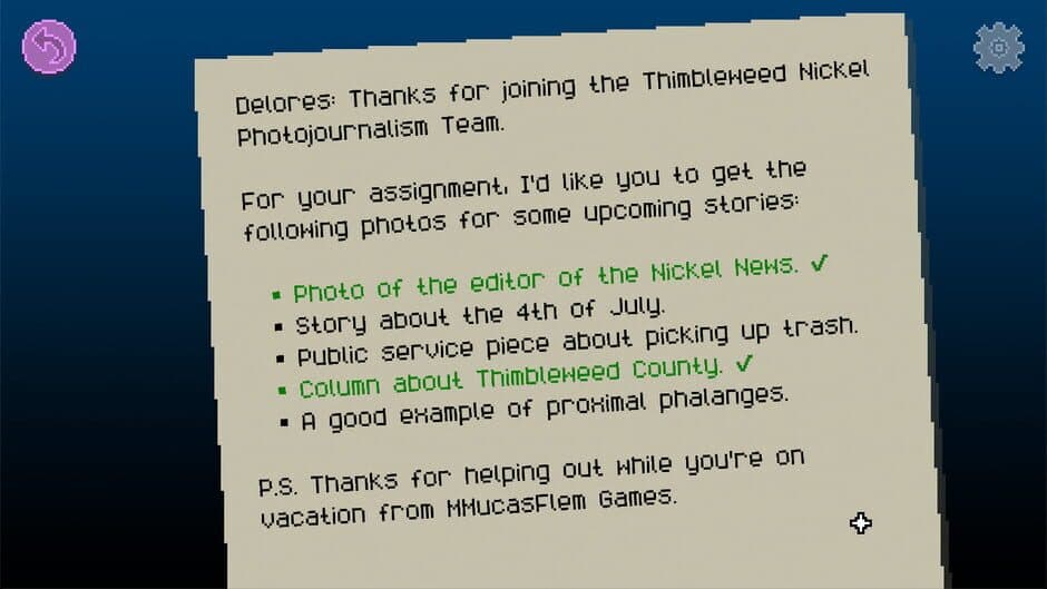 Скриншот 5 из Delores: A Thimbleweed Park Mini-Adventure