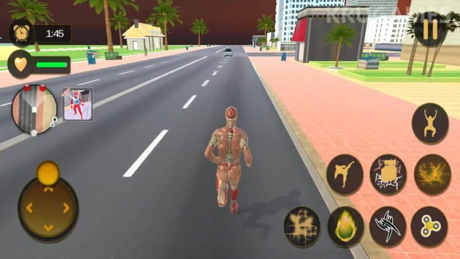 Скриншот 3 из Superhero Captain Robot Flying Newyork City War