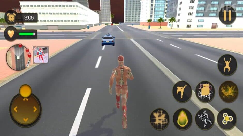 Скриншот 2 из Superhero Captain Robot Flying Newyork City War